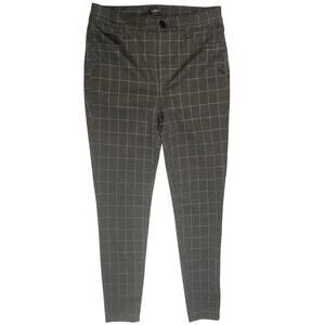 LOFT - Women's Size 4 - Dark Gray Checkered Jeggings NWT